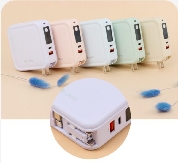 LaPO 八合一 WT-08 10000mAh 雙孔輸出多功能無線充行動電源